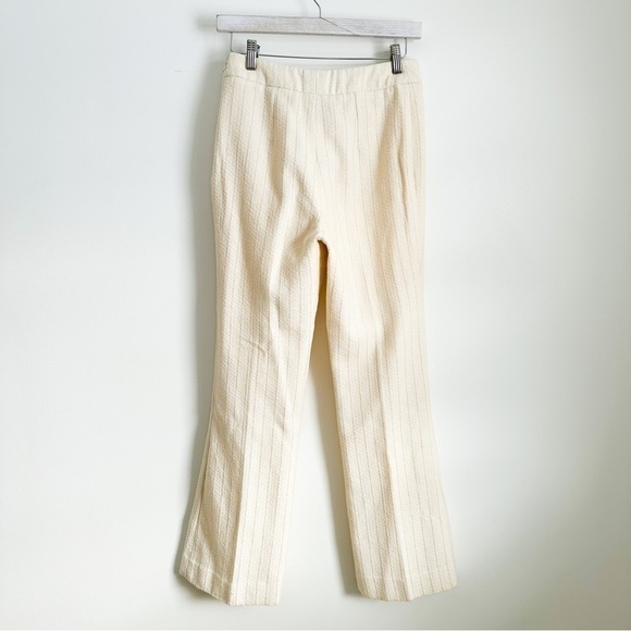 Edward Achour Paris Ivory Metallic Gold Stripe Tweed Double Breasted Suit Set - Picture 14 of 14